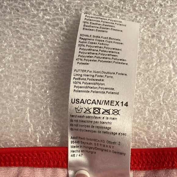 NWOT - Sunflair ® 2-PC Red Tankini Set - Sz 8 D-Cup (38) /Sz 14 Bottom (44)* - Picture 11 of 14